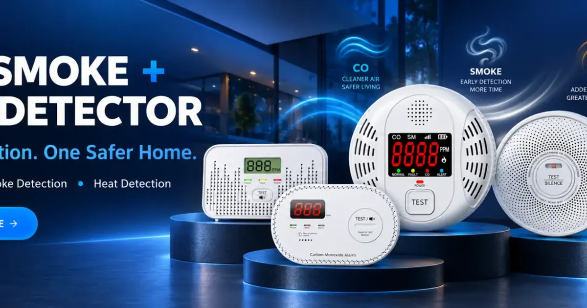 Smoke alarm selection for hotel rooms and corridors