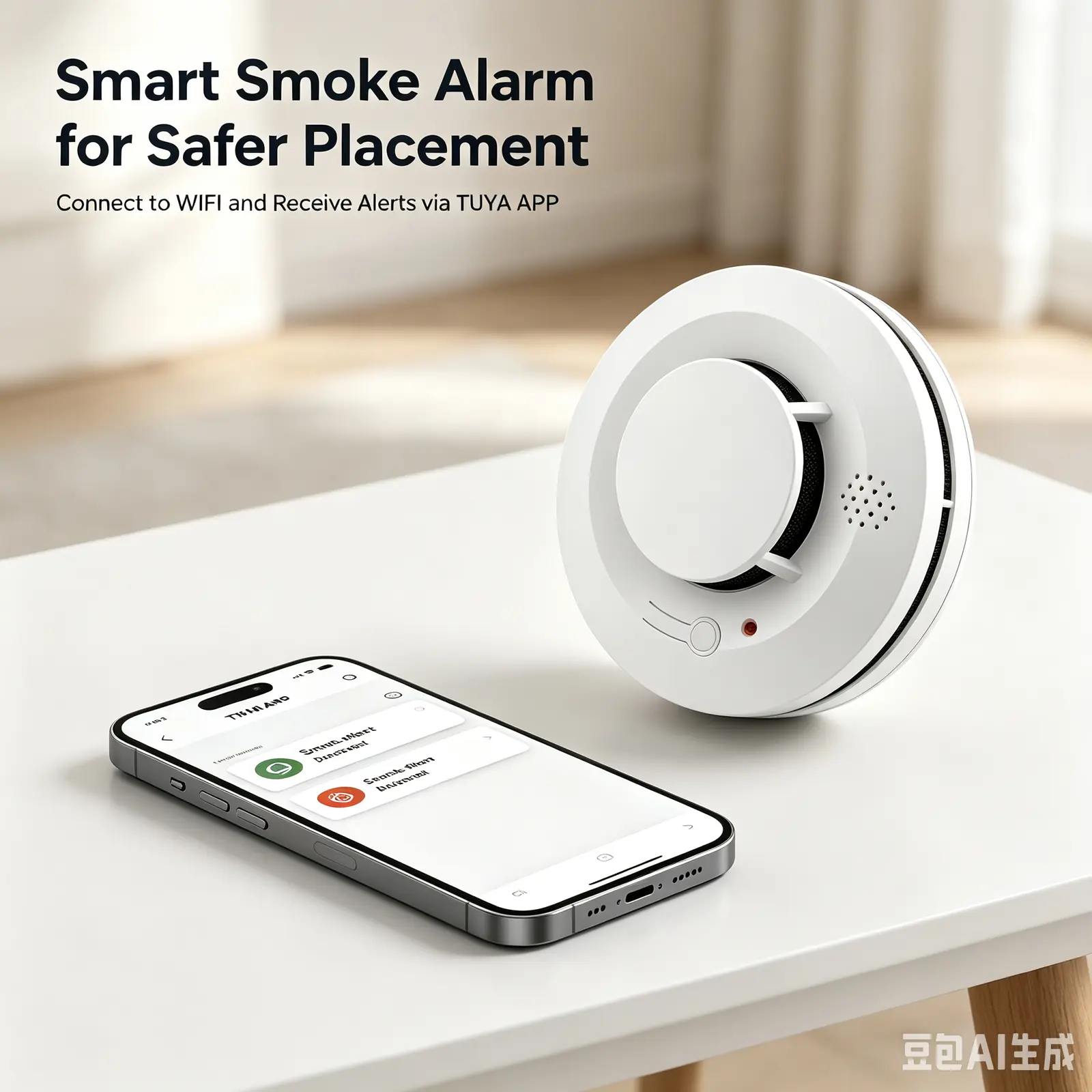 PS-8016WIFI Smoke Detector product image 2