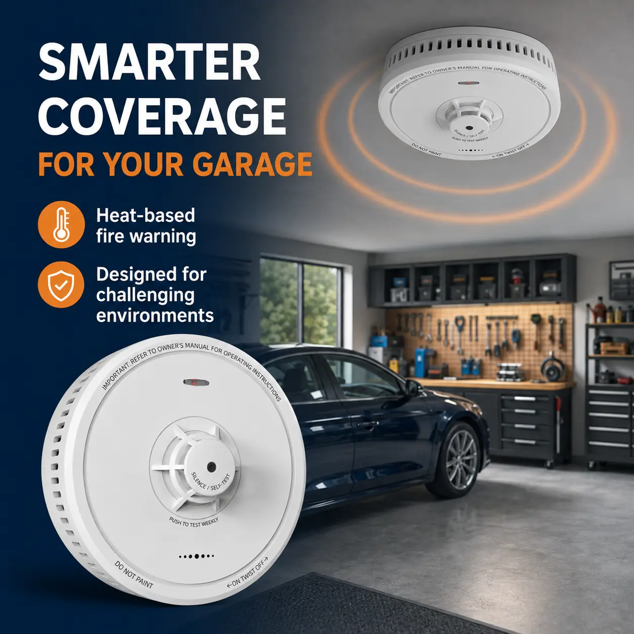 PS-828 10-Year Battery Heat Alarm product image 9