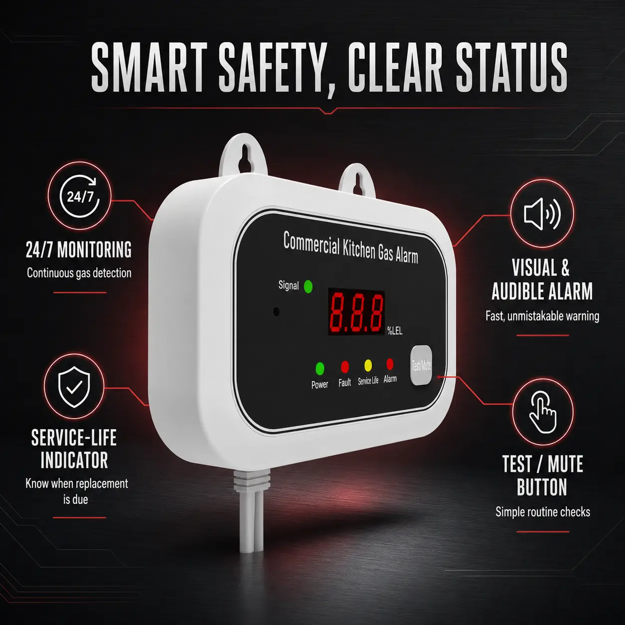 PS-8023 GAS ALARM product image 4