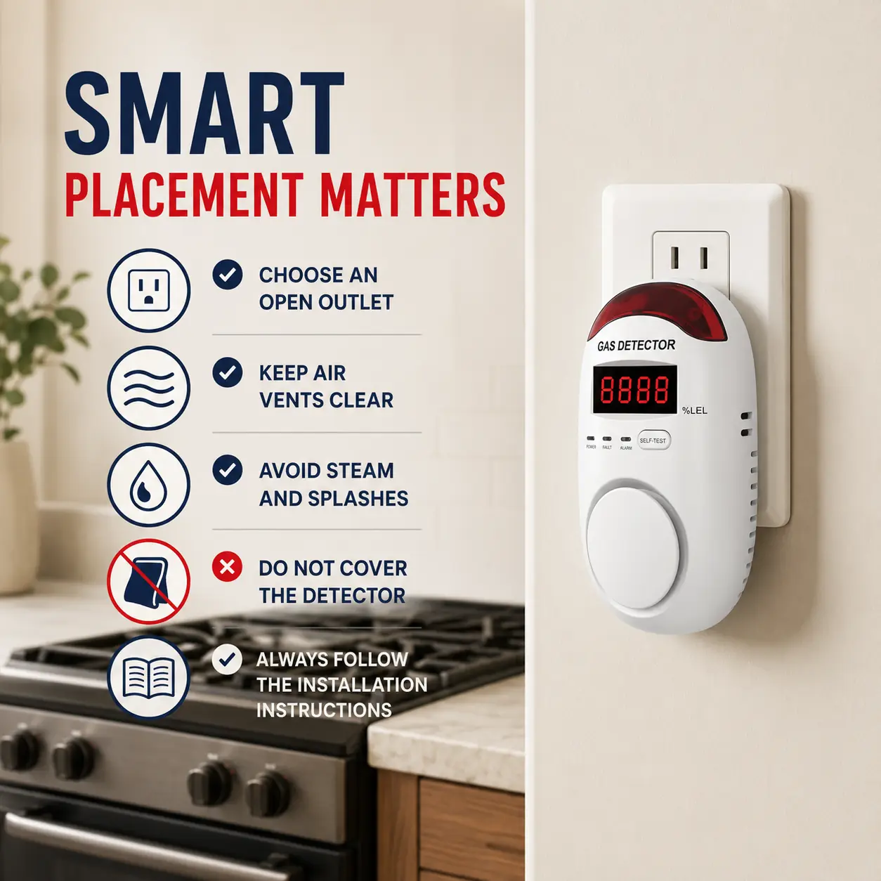 PS-8020 GAS ALARM