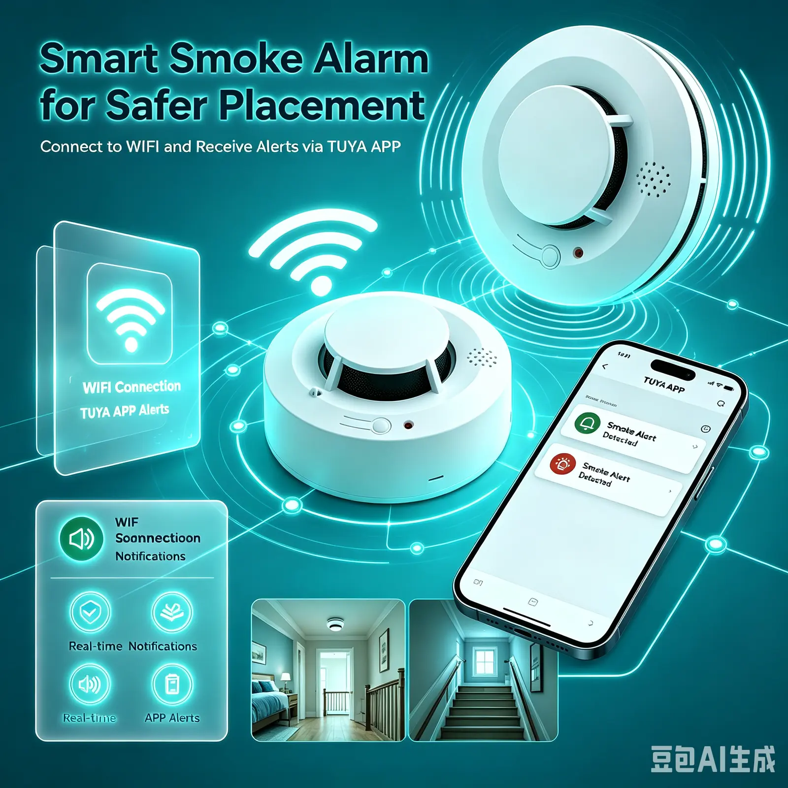 PS-8016WIFI Smoke Detector product image 5