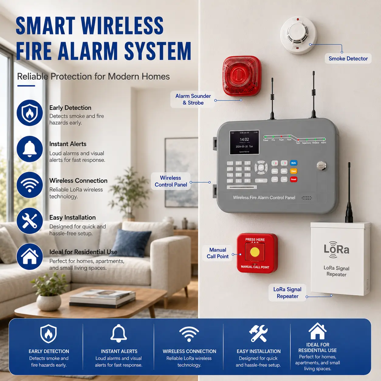 GT90 GT90 Wireless Fire Alarm System product image 8