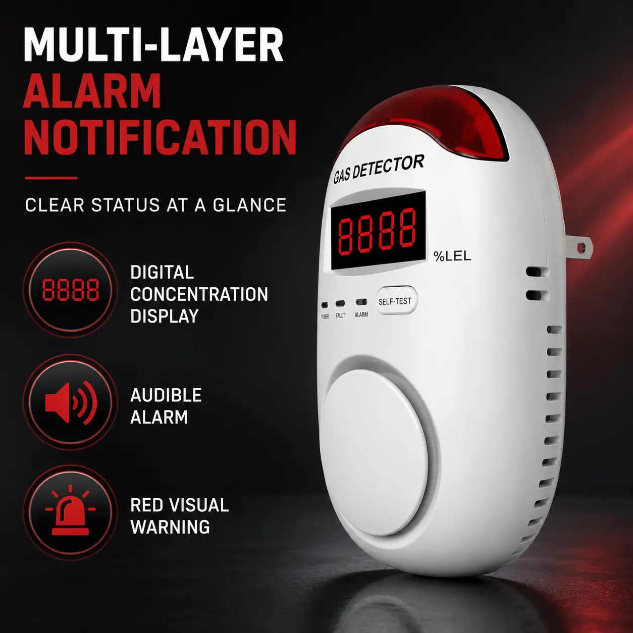 PA-GD06 Direct Plug-in Gas Detector product image 6