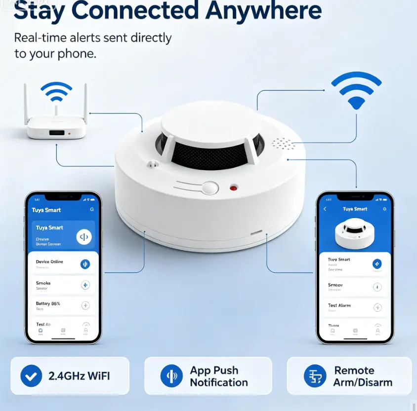 PS-817WIFI Smoke Detector product image 4