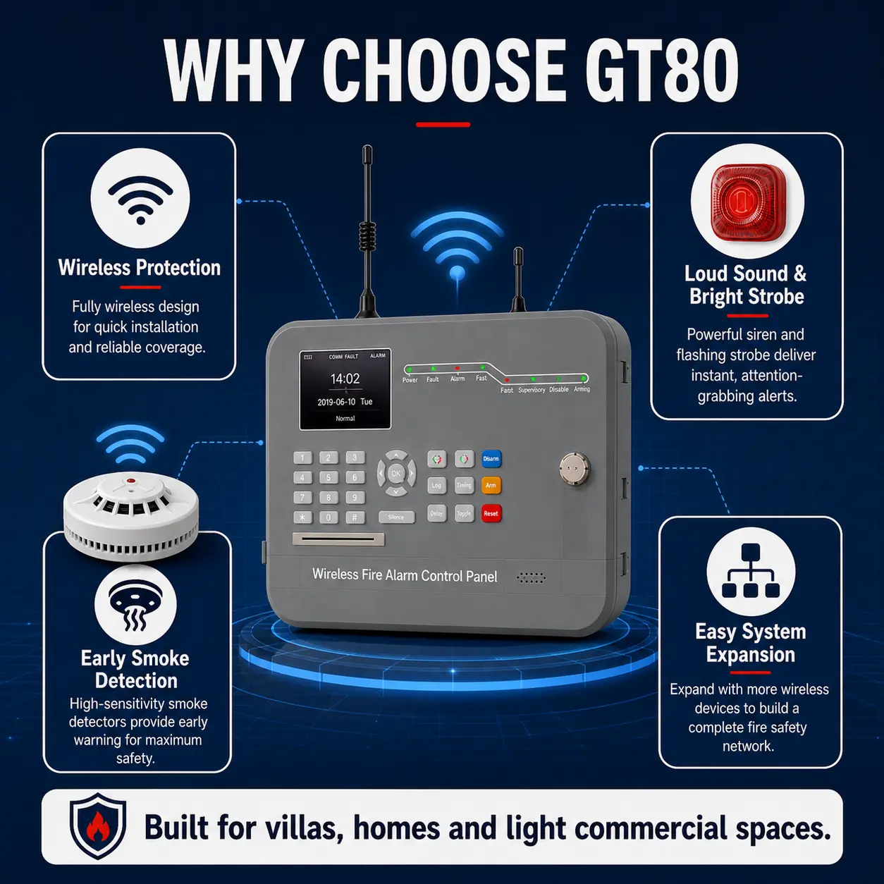 GT90 GT90 Wireless Fire Alarm System product image 4
