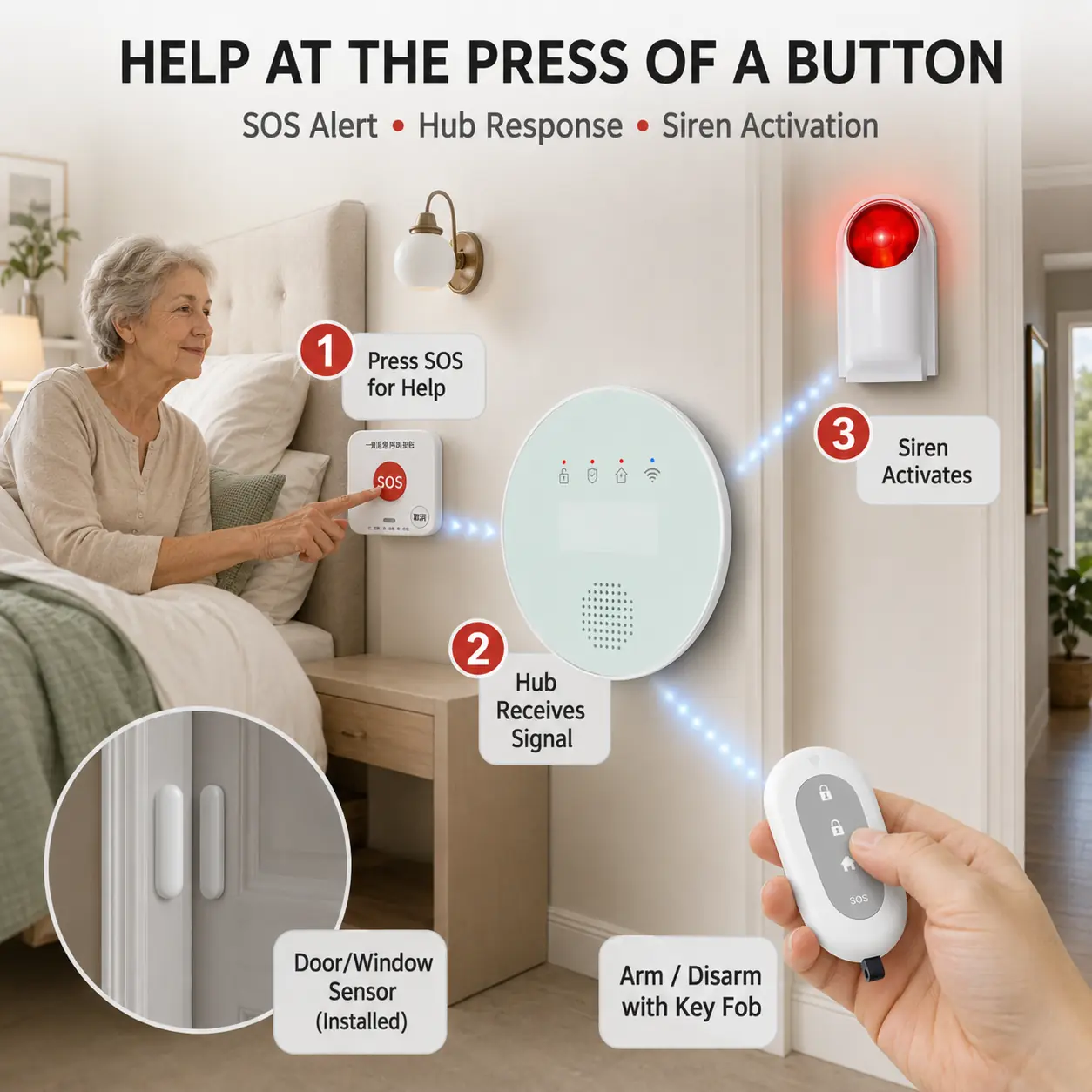 SHS-TUYA Tuya Smart Home Security Kit product image 2
