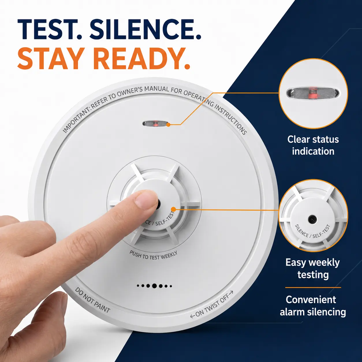 SC-2IN1 2-in-1 Smoke and Carbon Monoxide Alarm product image 1