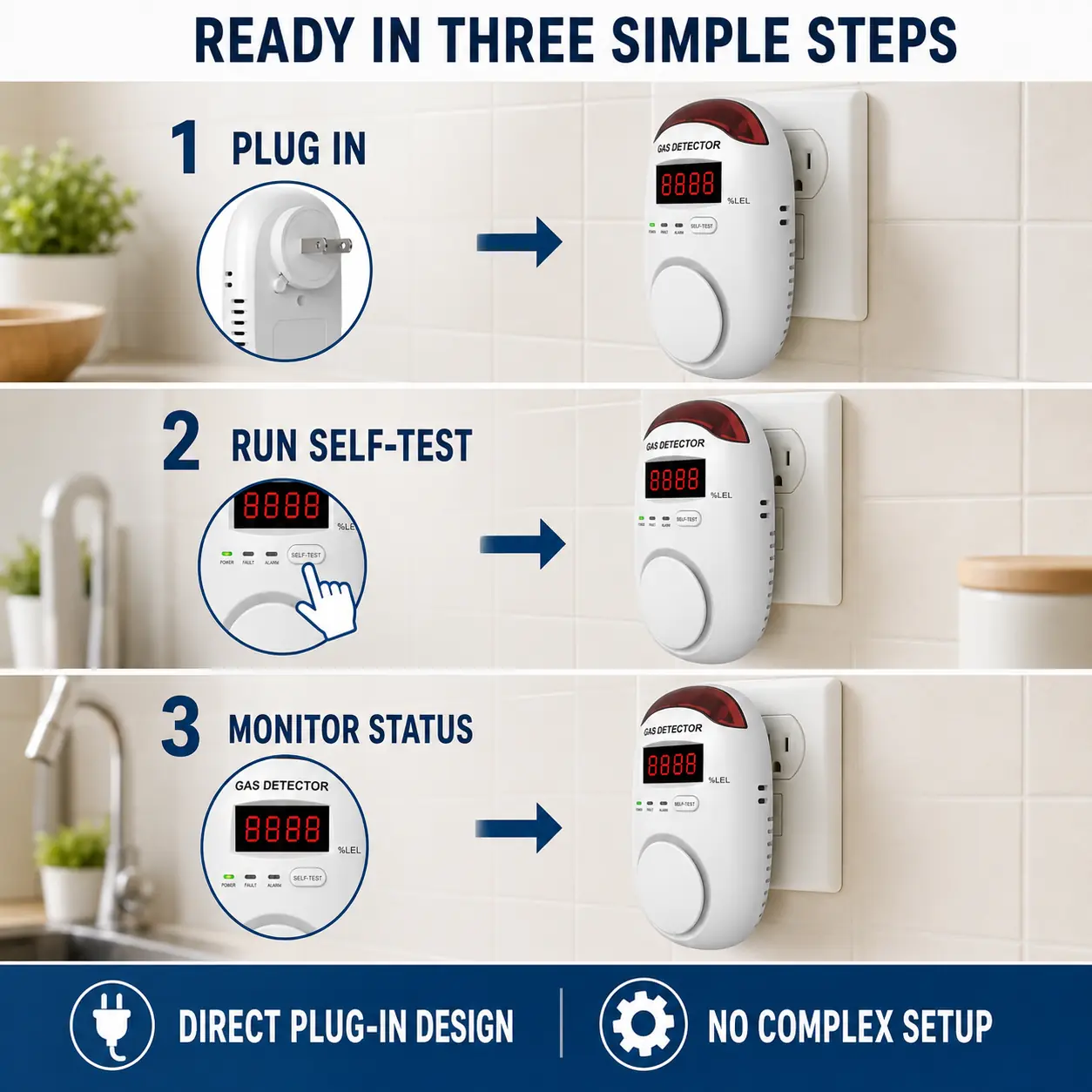 PS-8020 GAS ALARM product image 3