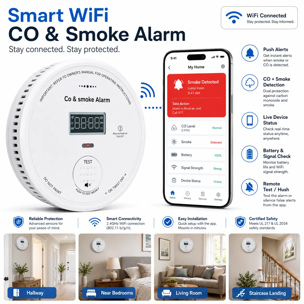 PS-701 Smoke Detector product image 1
