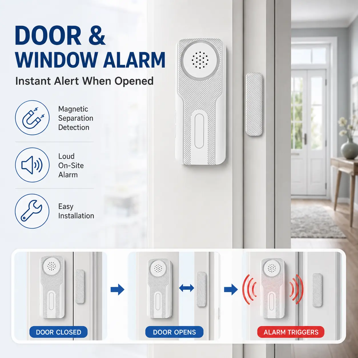PA-DC01 Wi-Fi Door Sensor with Local Chime product image 4