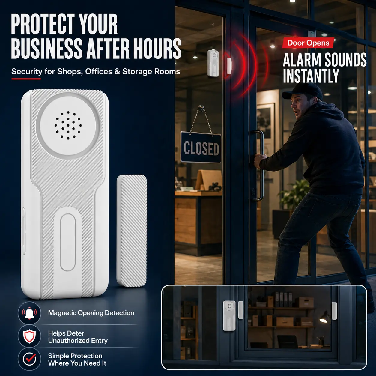 PA-DC01 Wi-Fi Door Sensor with Local Chime product image 10