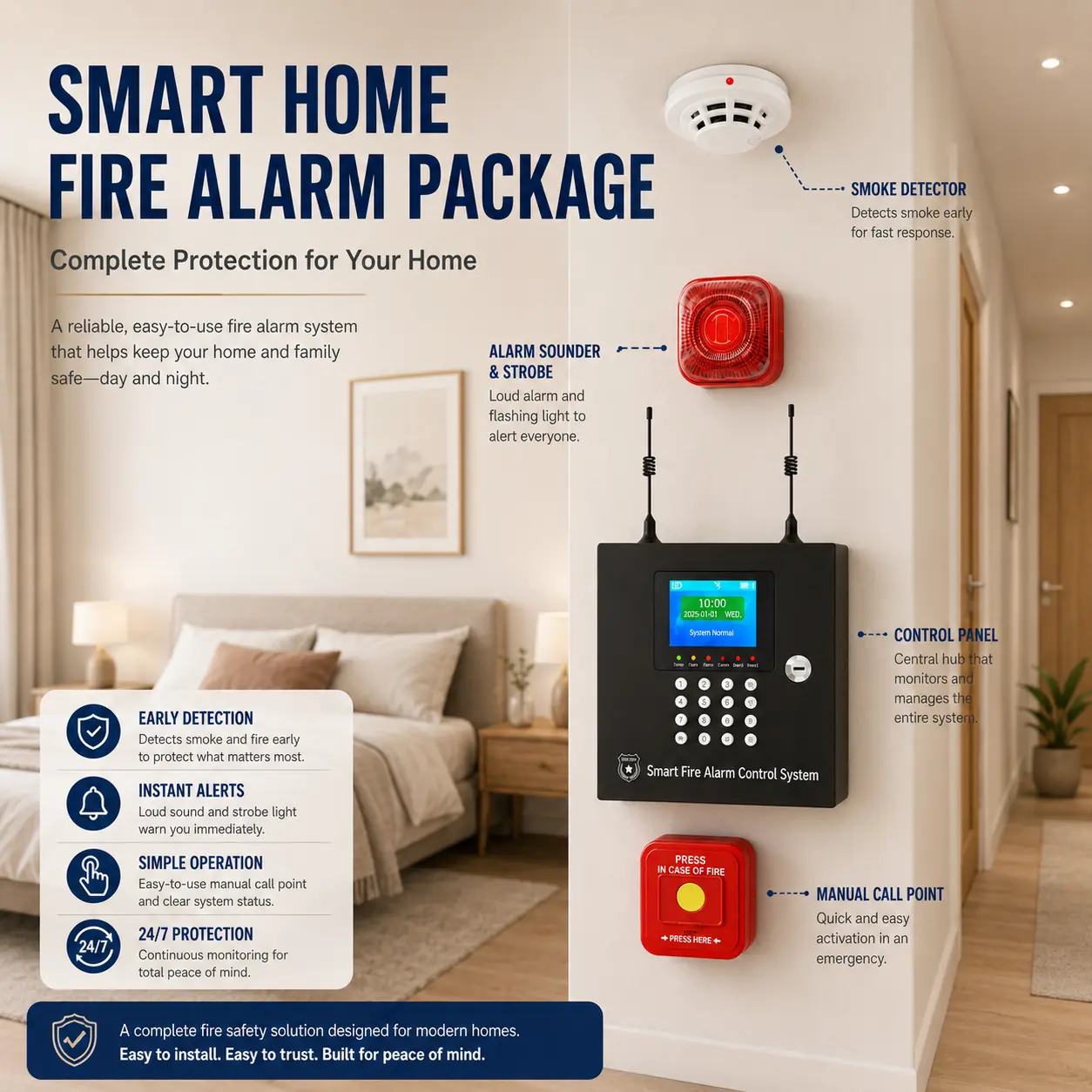 AVS-433 Wireless Audible and Visual Alarm product image 3