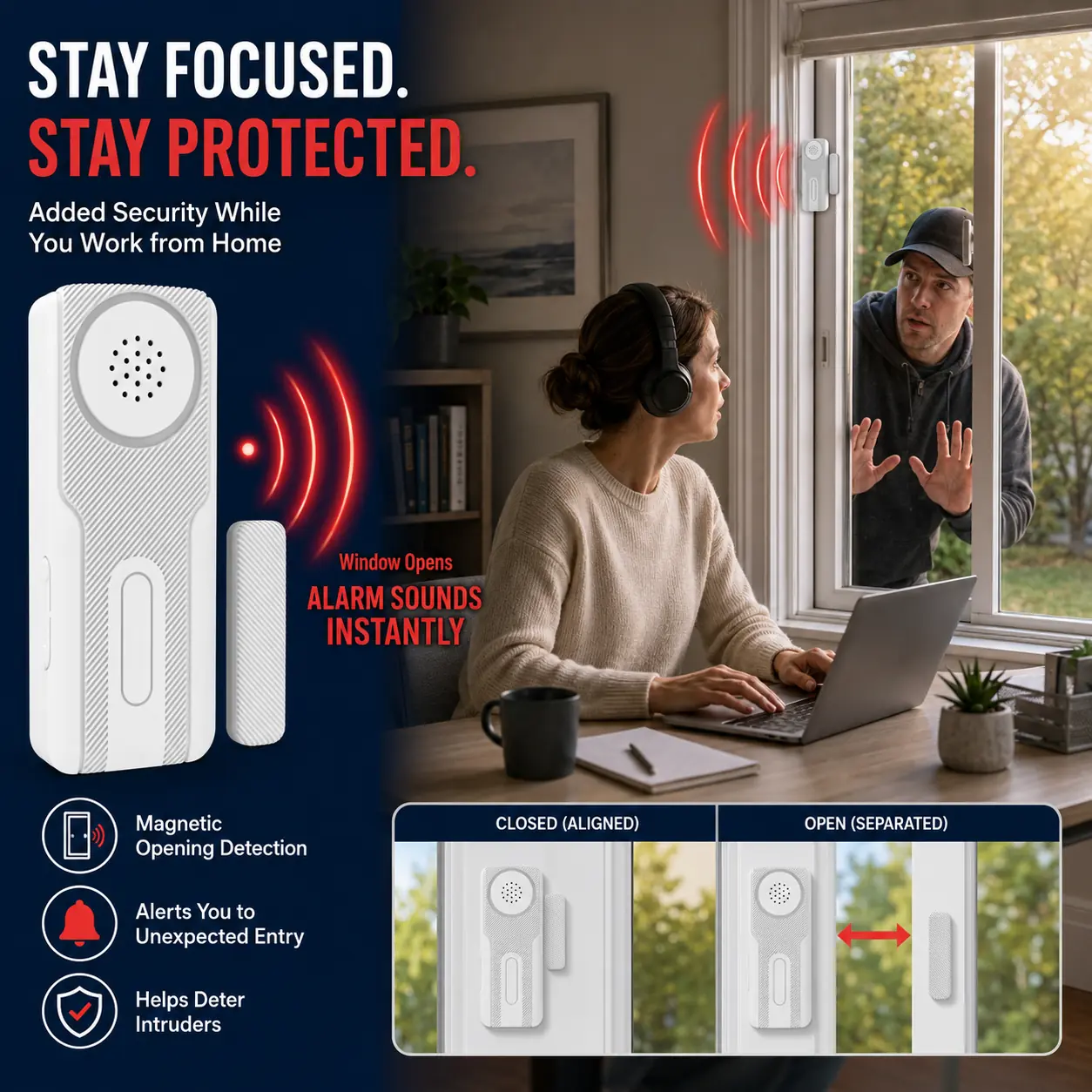 PA-DC01 Wi-Fi Door Sensor with Local Chime product image 3