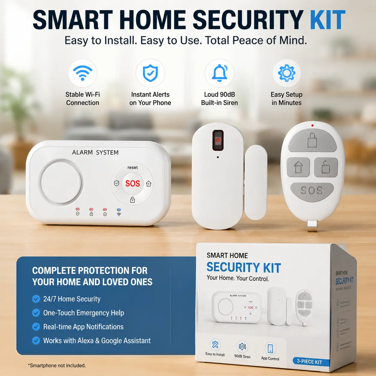 SHS-TUYA Tuya Smart Home Security Kit product image 1