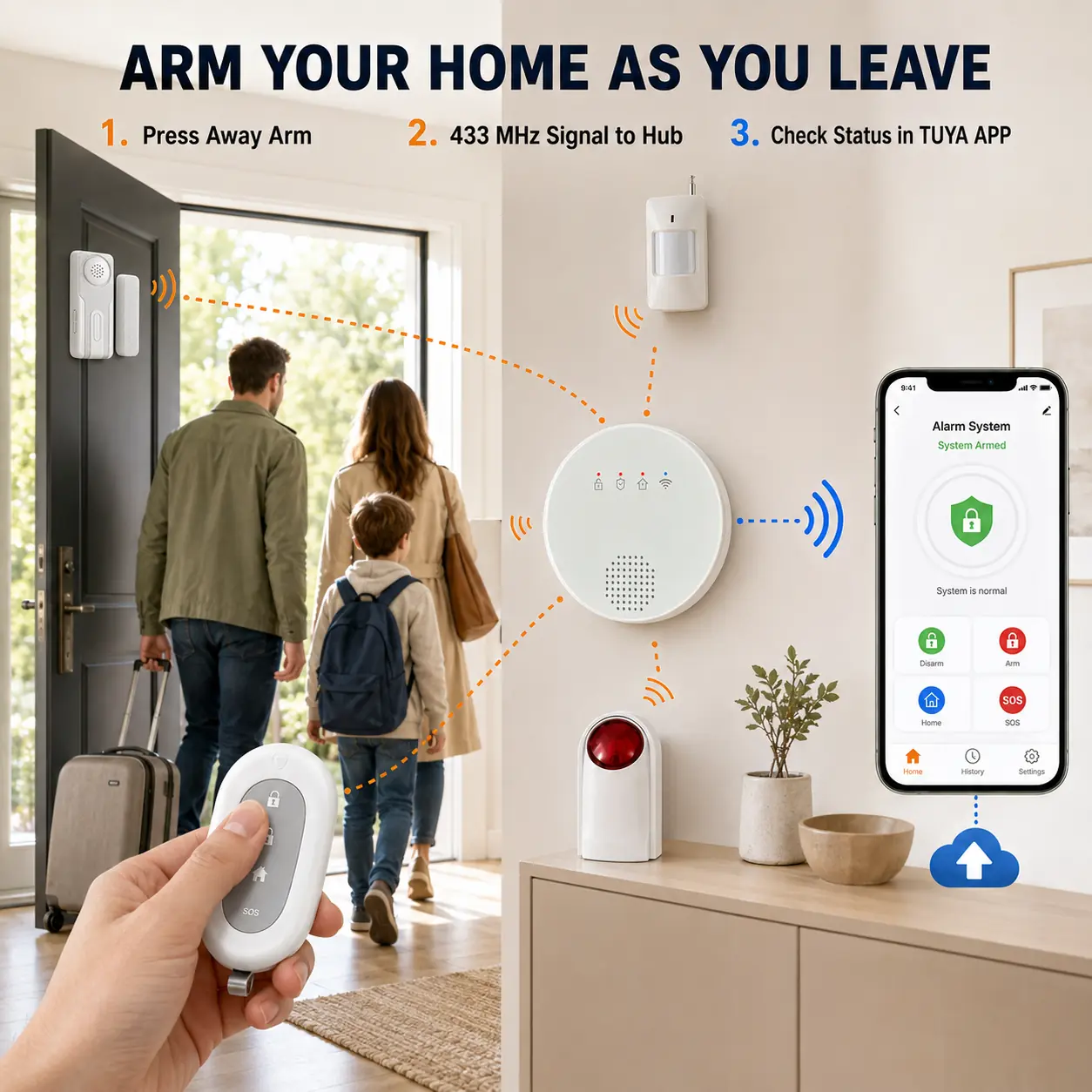 SHS-TUYA Tuya Smart Home Security Kit