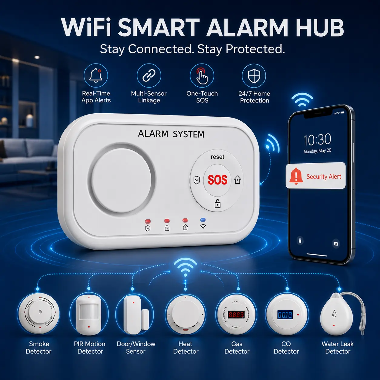 W52 Tuya Wi-Fi Alarm Hub product image 2