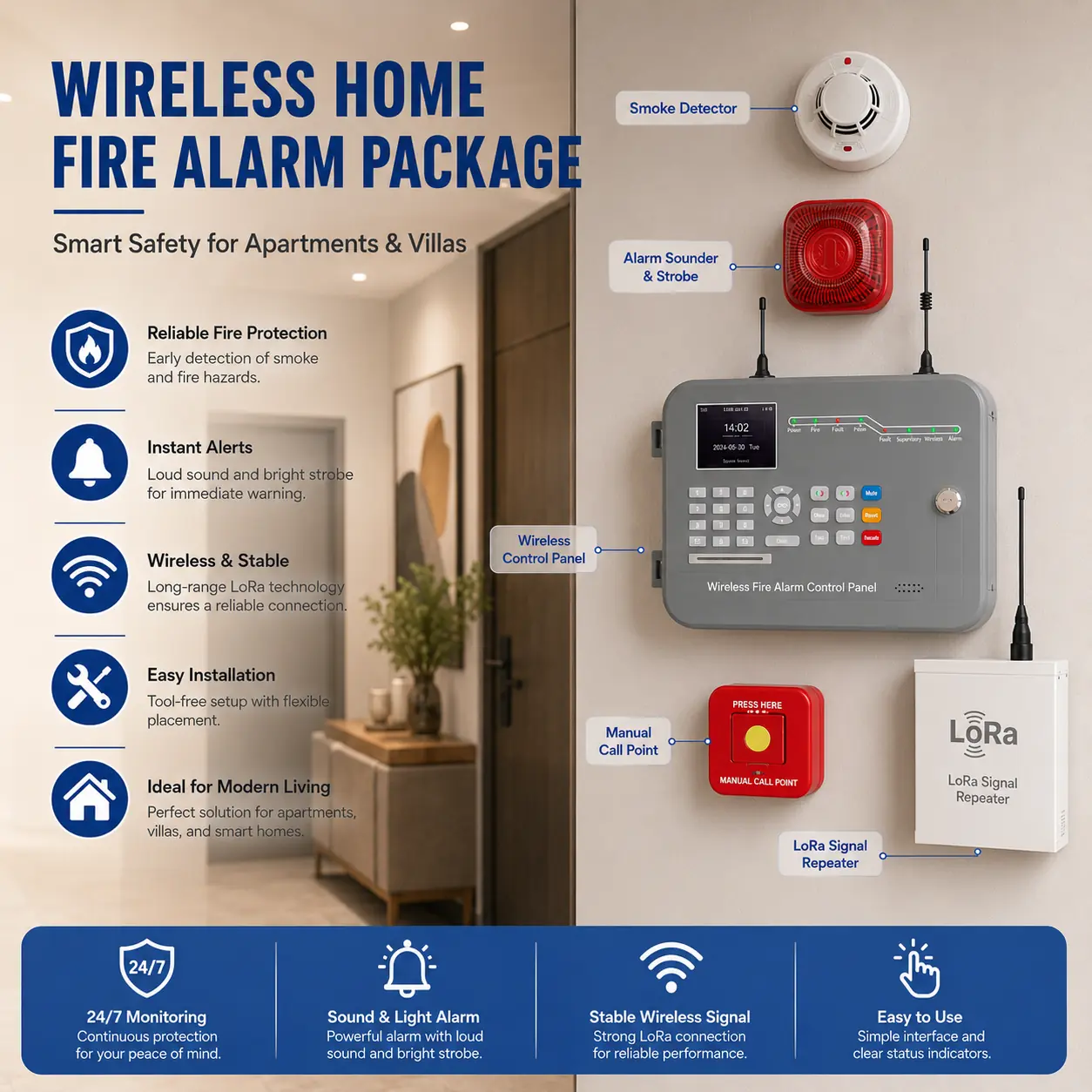 GT90 GT90 Wireless Fire Alarm System product image 6