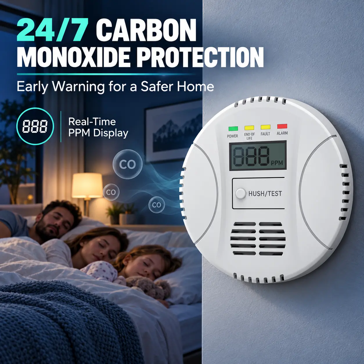 PA-GD03 Round LCD Gas Detector product image 3
