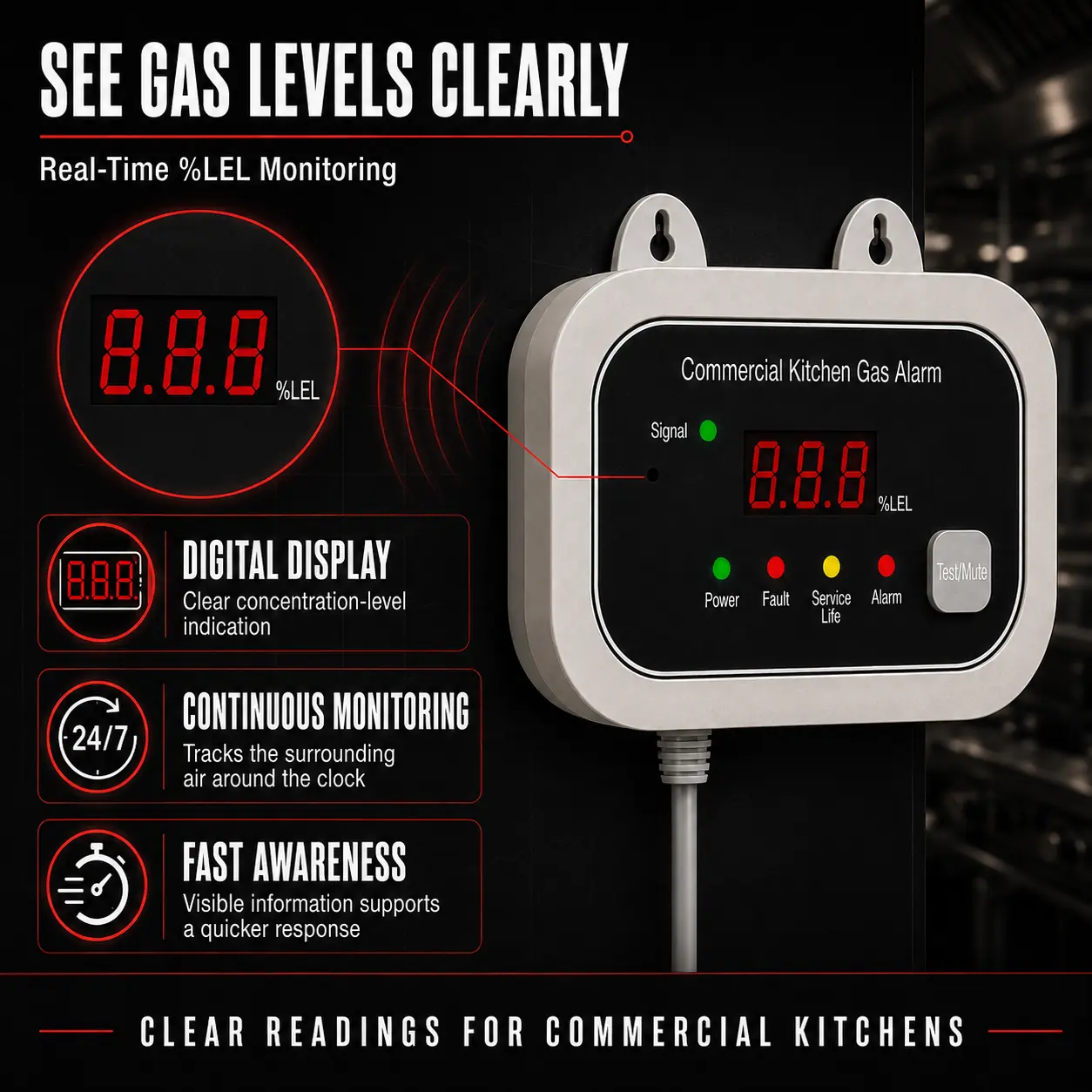 IGD-4 Industrial Gas Leak Detector product image 2