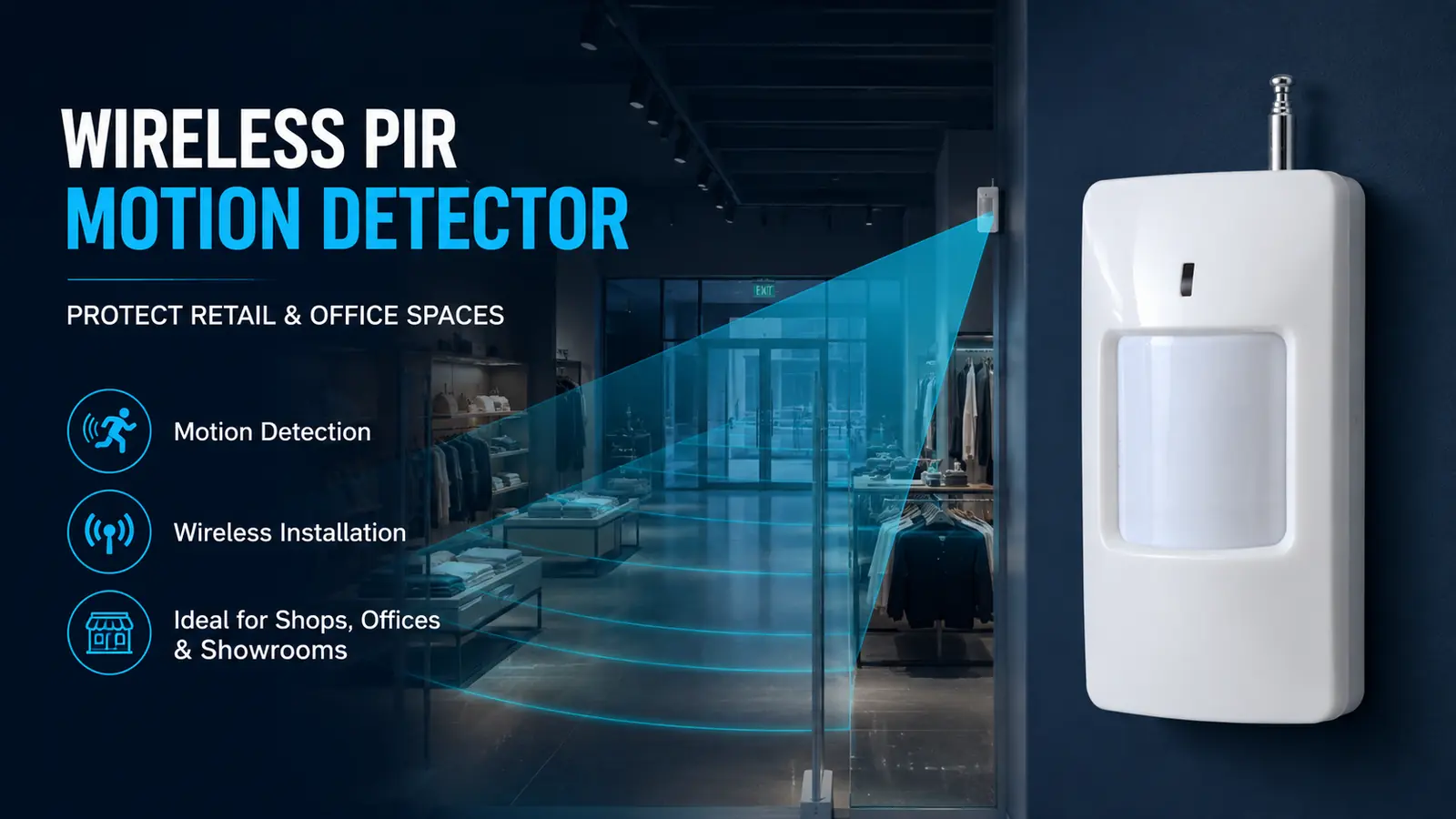 PA-PIR01 Wireless PIR Motion Detector