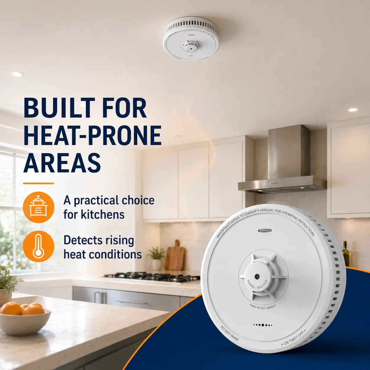 PS-828 10-Year Battery Heat Alarm product image 7