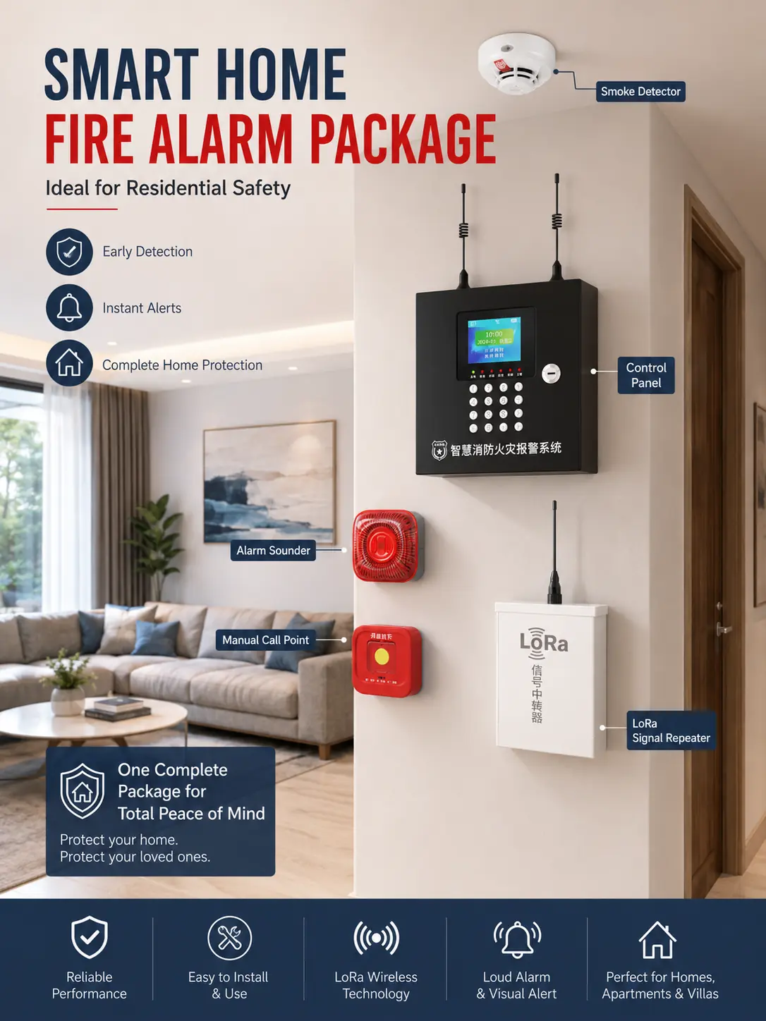 PS-GT30 Addressable Fire Alarm Control Panel product image 3
