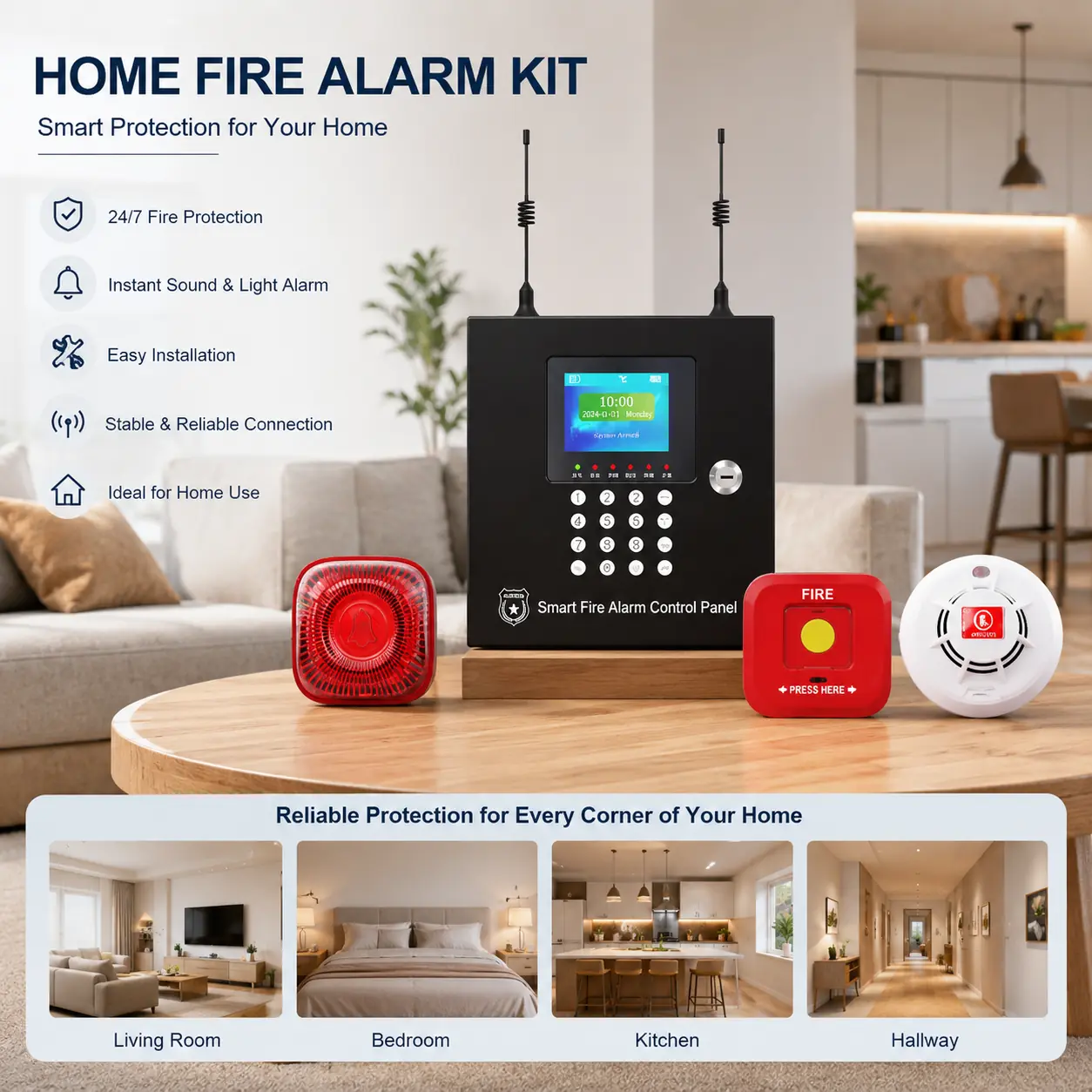 PS-GT30 Addressable Fire Alarm Control Panel product image 4