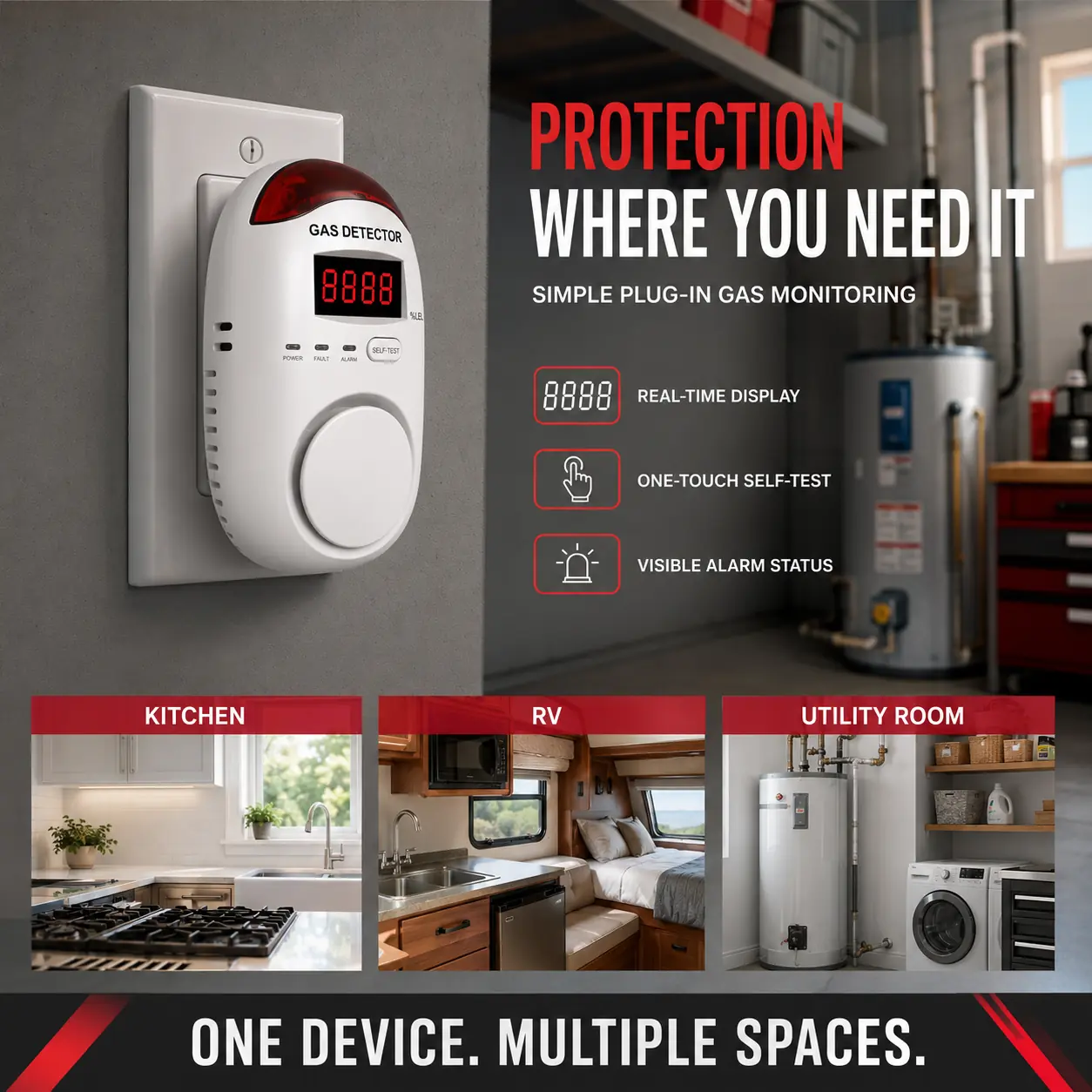 PS-8020 GAS ALARM product image 4