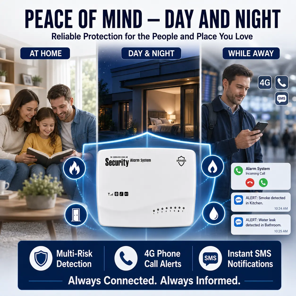 PS-G62 4G Wired Security Alarm Panel product image 8