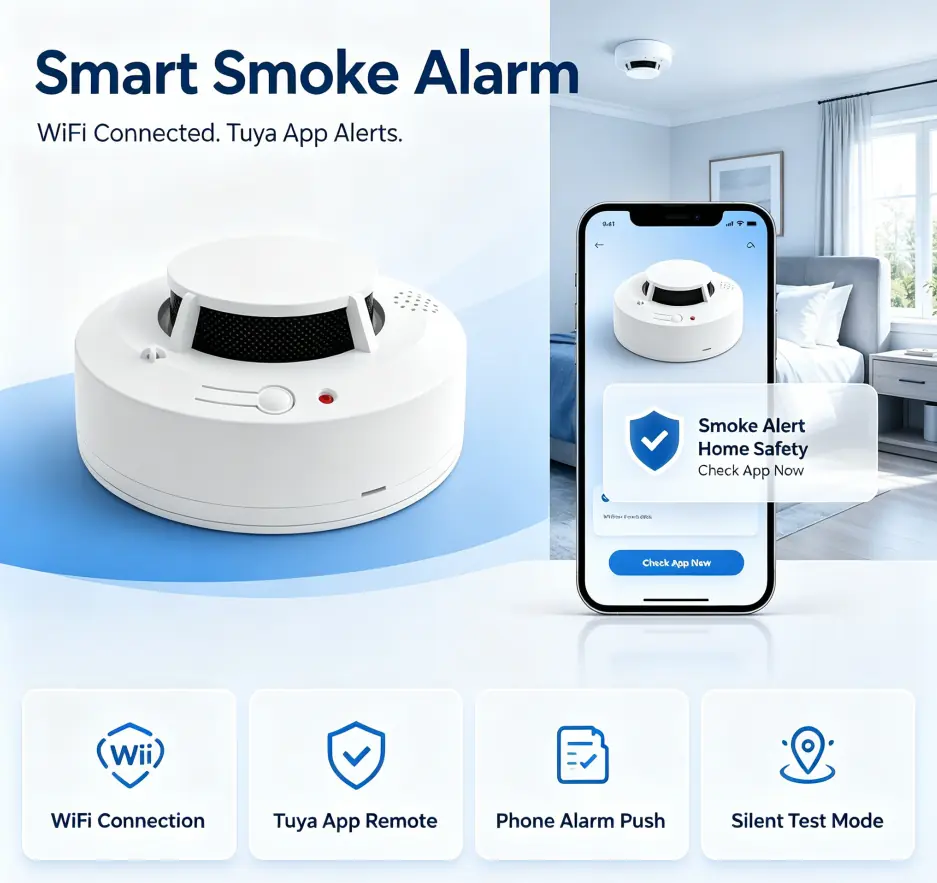 PS-817WIFI Smoke Detector product image 2